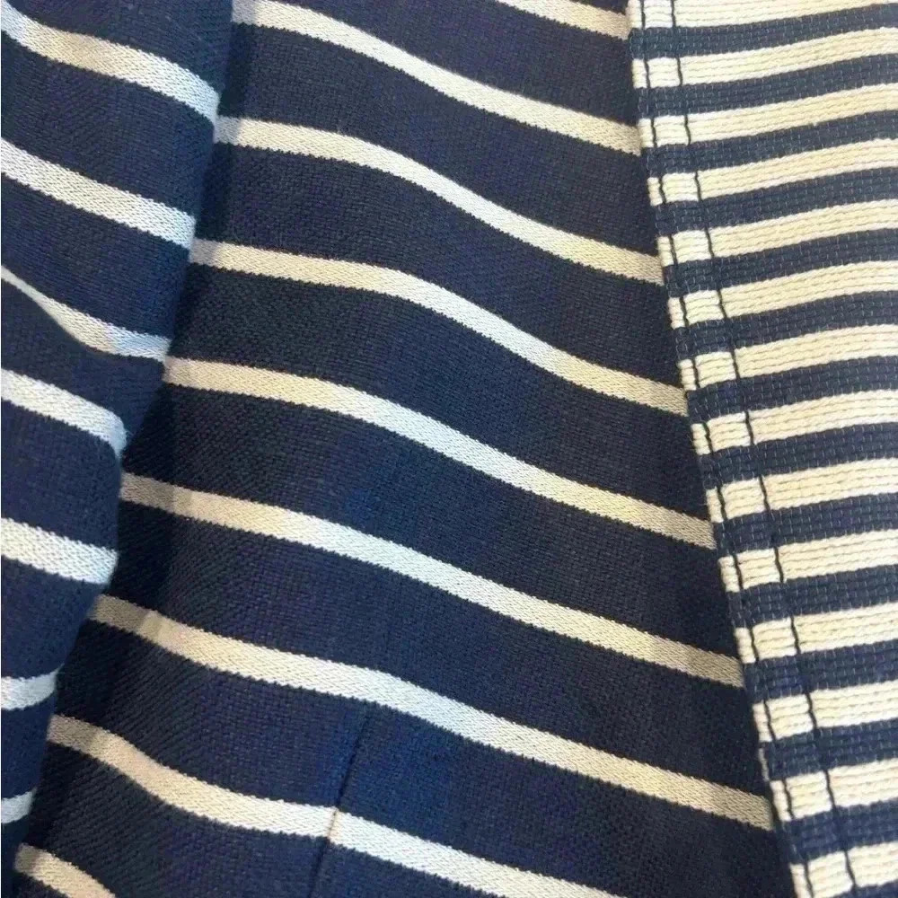 J.Crew Women’s Striped Schoolboy Blazer. Blue & white striped. Size 8. - Picture 2 of 12